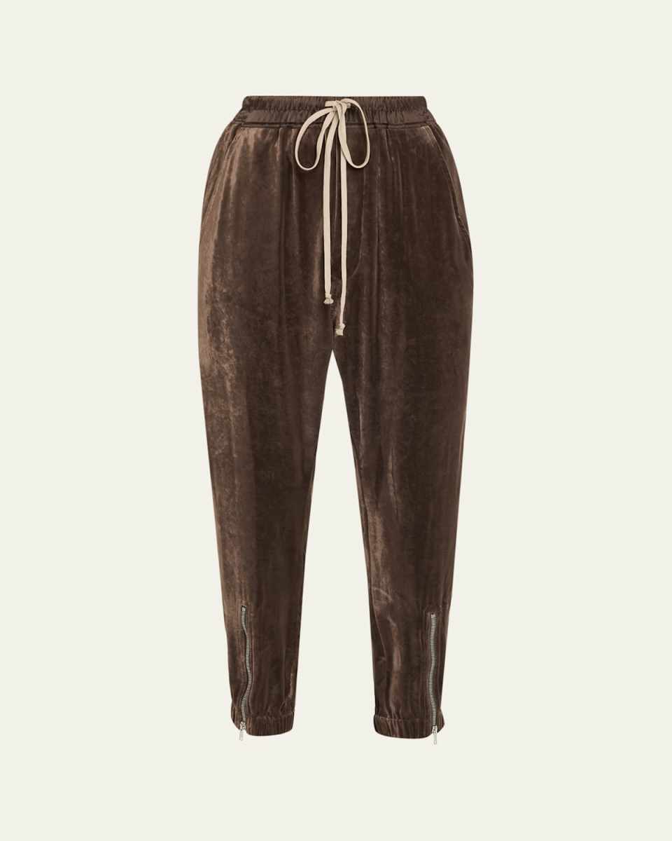 Velvet Zip Joggers